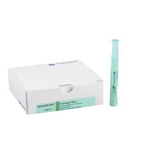Urethral Catheter SpeediCath Compact Plus Straight Tip Polyurethane 14 Fr. 3.5 Inch 28814 Box/30 COLOPLAST INCORPORATED 906220_BX
