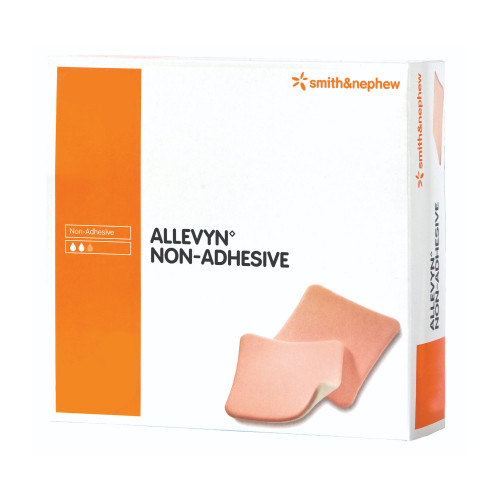 Allevyn Foam Dressing 6 X 6 Inch Without Border Film Backing Nonadhesive Square Sterile, 66000093, Case of 30