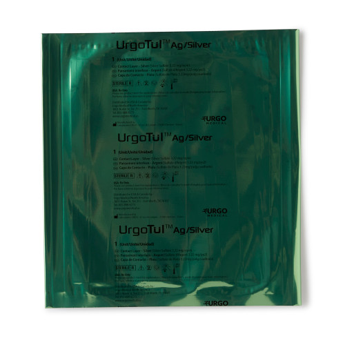UrgoTulAG/Silver Silver Wound Contact Layer Dressing 6 X 8 Inch Rectangle Sterile, 509342, Box of 10