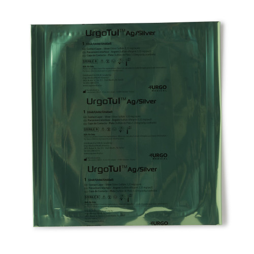 UrgoTulAG/Silver Silver Wound Contact Layer Dressing 6 X 8 Inch Rectangle Sterile, 509342, Box of 10