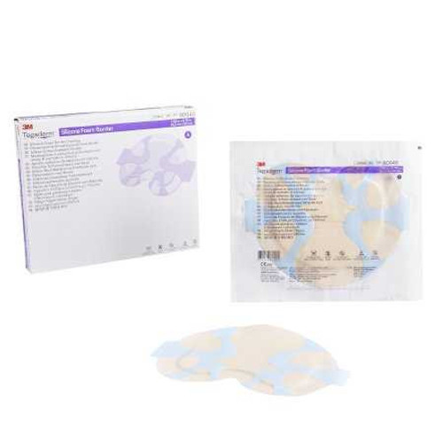 Silicone Foam Dressing 3M Tegaderm 7.25 X 8.75 Inch Large Sacral Without Border Sterile 90648 Box/5 3M 1078889_BX