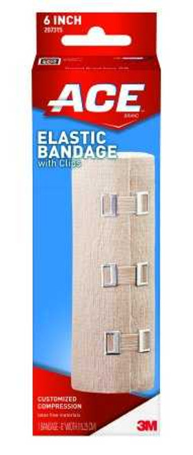 Elastic Bandage ACE 6 X 165 Inch Clip Detached Closure 207315 Each/1 3M HEALTHCARE (NEXCARE) 488157_EA