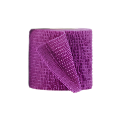 Cohesive Bandage McKesson 2 Inch X 5 Yard Standard Compression Self-adherent Closure Purple / Pink / Green / Light Blue / Royal Blue / Red NonSterile 16-53222 Each/1 MCK BRAND 1032955_EA