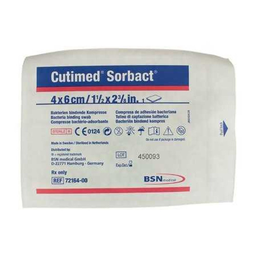 Impregnated Dressing Cutimed Sorbact 1.6 X 2.4 Inch Gauze Sorbact Sterile 7216400 Each/1 BEIERSDORF/JOBST, INC 794661_EA