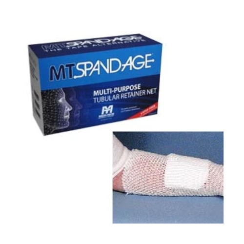 MT Spandage Elastic Net Retainer Dressing Tubular White Elastic Size 6 25 Yard Length Large Head / Shoulder / Thigh NonSterile, MT06, Pack of 1