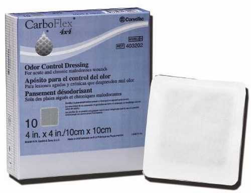 Non-Adherent Dressing Carboflex® Odor Control 6 x 8 Inch Rectangle Sterile 403204 Box of 5 Carboflex® Odor Control 349494_BX