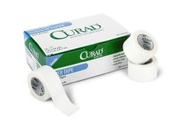 Curad Medical Tape White 1 Inch X 10 Yard Paper NonSterile, NON270001, Roll of 1