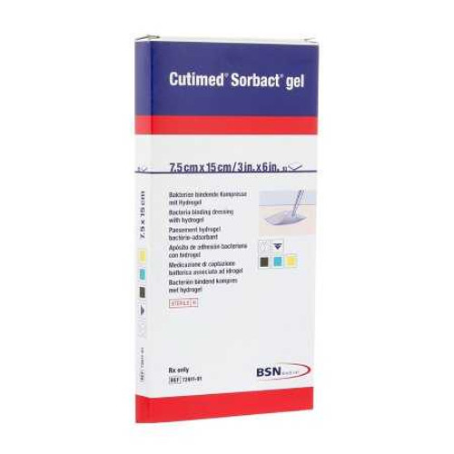 Hydrogel Dressing Cutimed Sorbact 3 X 6 Inch 7261101 Box/10 BEIERSDORF/JOBST, INC 811942_BX