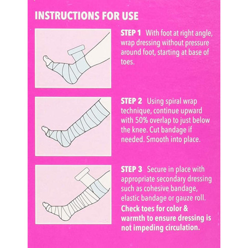 UnnaRite C Unna Boot Zinc Oxide / Calamine 3 Inch X 10 Yard, 78310ZC, Box of 1