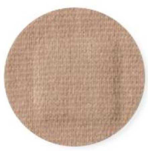 Adhesive Spot Bandage Curity 7/8 Inch Fabric Round Tan Sterile 44107 Box/50 KENDALL HEALTHCARE PROD INC. 943898_BX