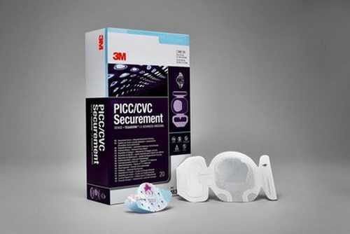 IV Dressing 3M PICC/CVC Securement Device Tegaderm 3.5 X 4.5 Inch Sterile 1837-2100 Box/20 3M 873606_BX