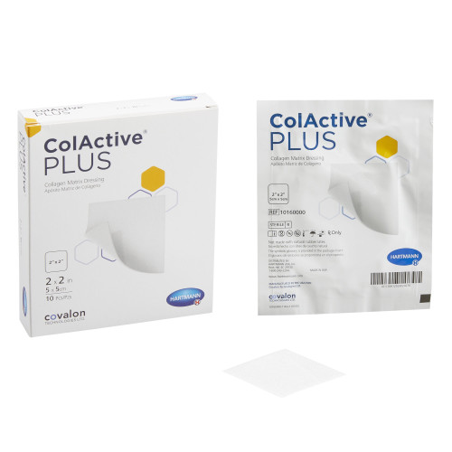 ColActive Plus Collagen Dressing 2 X 2 Inch Square Sterile, 10160000, Pack of 1