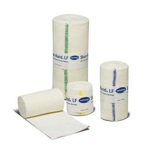 Elastic Bandage Shur-Band LF 3 Inch X 5 Yard Standard Compression Single Hook and Loop Closure Natural NonSterile 59530000 Case/60 HARTMAN USA, INC. 442362_CS