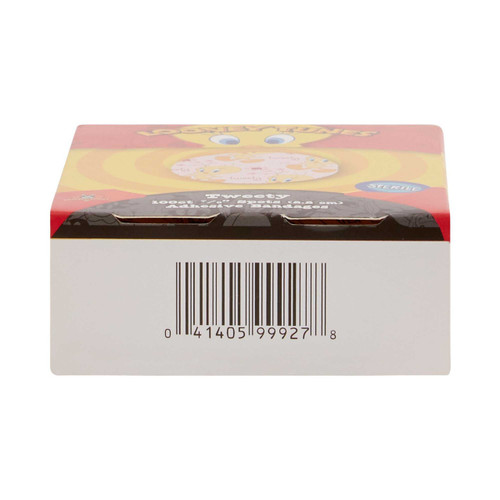 Adhesive Spot Bandage Stat Strip 0.875 Inch Diameter Plastic Round Kid Design Looney Tunes / Tweety Sterile 1074737 Case/2400 DUKAL CORPORATION 516298_CS