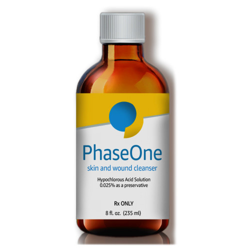 PhaseOne Wound Cleanser 8 oz. Twist Cap Bottle NonSterile Antimicrobial, 15235, Box of 4
