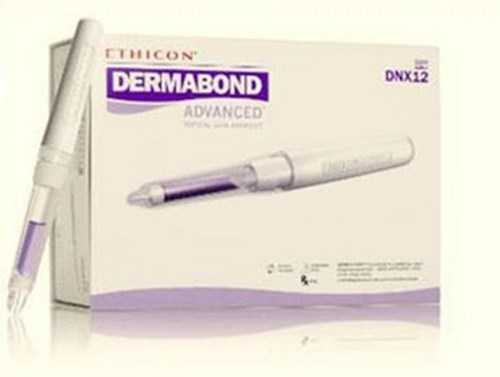 Topical Skin Adhesive Dermabond Advanced 0.7 mL Liquid Precision Applicator Tip DNX12 Each/1 JOHNSON & JOHNSON ETHICON 915867_EA