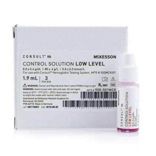 Control Consult Hb Hemoglobin Low Level 3 X 1.9 mL 900-501MCK Box/3 4053 MCK BRAND 1113580_BX