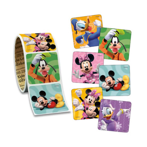 Value Stickers 100 per Roll Mickey Mouse Clubhouse Value Sticker 1-5/8 Inch VL103 Roll of 1