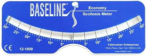 Scoliometer Baseline Plastic 3.5 X 7.5 Inch 12-1099 Each/1 900800 FABRICATION ENTERPRISES 773793_EA Scoliometer Baseline Plastic 3.5 X 7.5 Inch 12-1099 Each/1 900800 FABRICATION ENTERPRISES 773793_EA