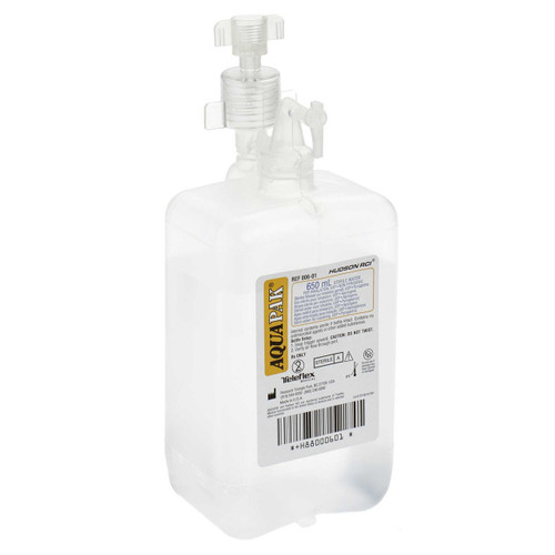 Aquapak® Humidifier with Adapter 650 mL Sterile Water Universal HUD00640 Case of 10 Aquapak® 60228_CS