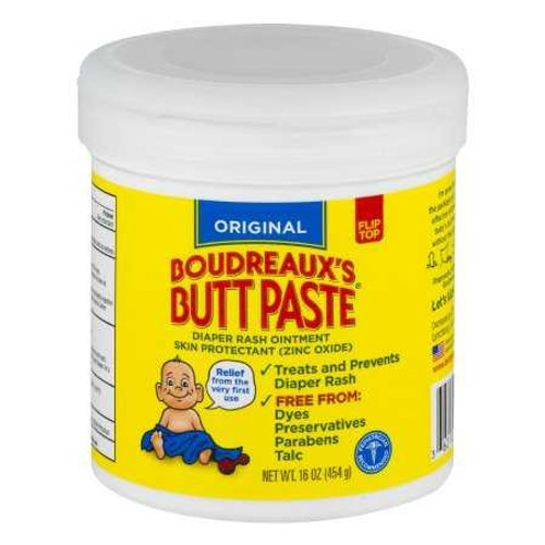 Diaper Rash Treatment Boudreaux s Butt Paste 16 oz. Jar Scented Ointment 62103033306 Each/1 96299 C.B. Fleet 868450_EA