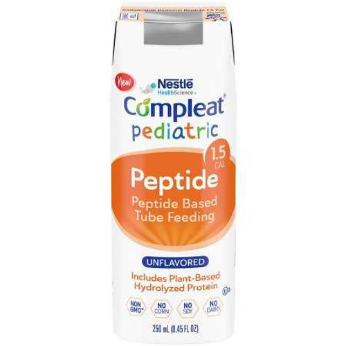 Pediatric Oral Supplement / Tube Feeding Formula Complete Peptide 1.5 Unflavored 8.45 oz. Carton Ready to Use 4390013135 Each/1 Nestle Healthcare Nutrition 1169395_EA