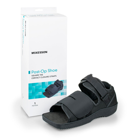 Post-Op Shoe McKesson Medium Unisex Black 155-79-81235 Pack of 1