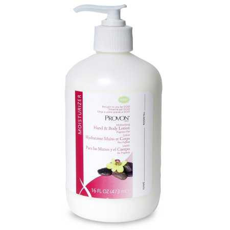 Hand and Body Moisturizer PROVON 16 oz. Pump Bottle Unscented Lotion CHG Compatible 4235-12 Case/12 48253 GOJO 866413_CS