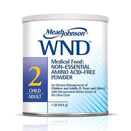Amino Acid-Free Oral Supplement WND2 Unflavored 16 oz. Can Powder 892001 Each/1 7627600 MEAD JOHNSON 773622_EA