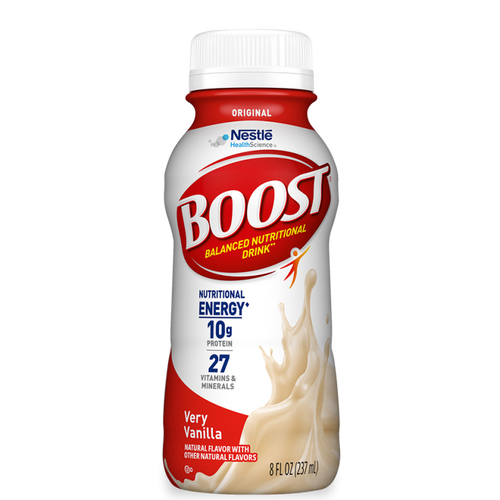Oral Supplement Boost® Original Very Vanilla Flavor Liquid 8 oz. Bottle 00041679028025 Case of 24 5366 Boost® Original 1129434_CS