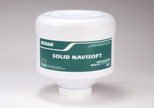 Ecolab Solid NaviSoft Fabric Softener / Sour 6 lbs. Refill Cartridge Solid Scented, 6116001, Case of 2