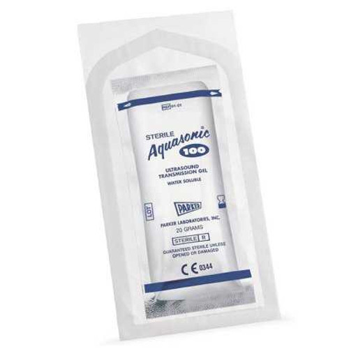 Ultrasound Transmission Gel Aquasonic 100 20 gm 01-20 Case/400 11-0782-1 Parker Labs 728019_CS