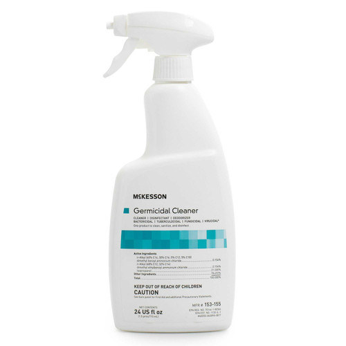 McKesson Surface Disinfectant Cleaner Alcohol Based Pump Spray Liquid 24 oz. Bottle Alcohol Scent NonSterile 153-155 Case/6 H3464 MCK BRAND 1103354_CS