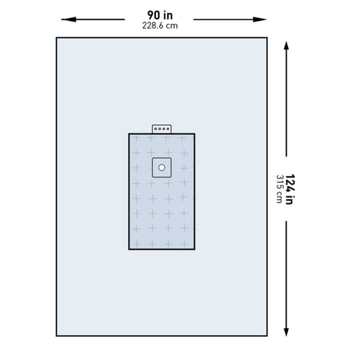 Orthopedic Drape McKesson Universal Extremity Drape 90 W X 124 L Inch Sterile 183-I80-09101G-S Pack/1 N572BMDZMU0 MCK BRAND 1101269_PK