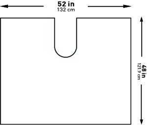 Orthopedic Drape McKesson Impervious U-Drape 52 W X 48 L Inch Sterile 183-I80-09192-S Pack/1 11525 MCK BRAND 1101291_PK