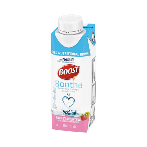 Oral Supplement Boost® Soothe Strawberry Kiwi Flavor Liquid 8 oz. Carton 00043900769462 Case of 24 Boost® Soothe 1178528_CS