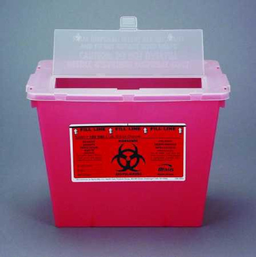 Sharps Container Bemis Sentinel 8-5/8 H X 11-5/8 L X 7-3/4 W Inch 2 Gallon Translucent Red Base / Translucent Lid Horizontal Entry Flap Lid 102 030 Case/30 449000 BEMIS HEALTHCARE 337383_CS Sharps Container Bemis Sentinel 8-5/8 H X 11-5/8 L X 7-3/4 W Inch 2 Gallon Translucent Red Base / Translucent Lid Horizontal Entry Flap Lid 102 030 Case/30 449000 BEMIS HEALTHCARE 337383_CS