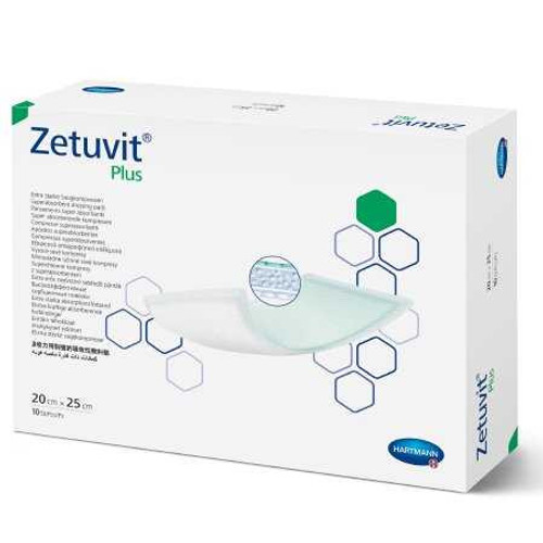 Superabsorbant Dressing Zetuvit Plus Cellulose Fluff / Nonwoven 8 X 10 Inch 413113 Box/10 TOP ENCLOSURE W/KEYPAD 60 Hartmann 1161231_BX
