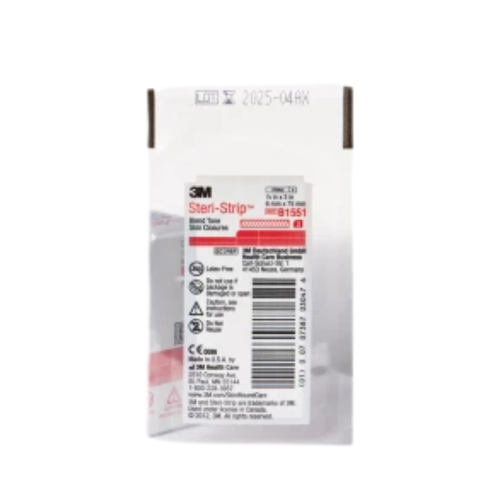 Steri-Strip Skin Closure Strip 1/4 X 3 Inch Nonwoven Material Flexible Strip Tan, B1551, Pack of 1
