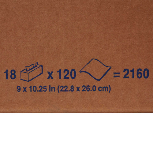 Guest Towel Pop Up Box Kleenex Pop Up 9 X 10-1/2 Inch 01701 Case/18 FT-11 Kimberly Clark 579321_CS
