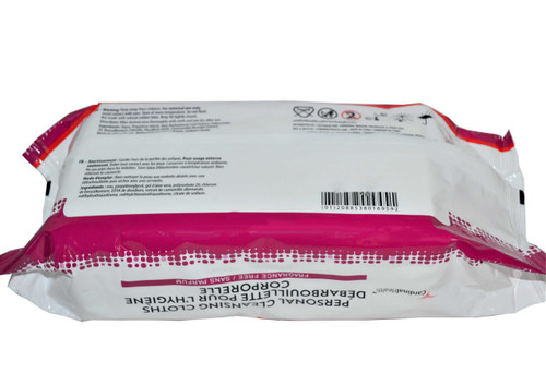 Rinse-Free Personal Wipe Cardinal Health Soft Pack Aloe Unscented 96 Count 2AWU-96 Pack/96 Cardinal 1163972_PK
