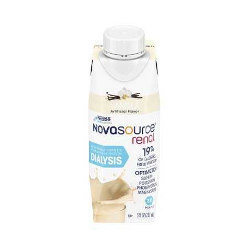 Oral Supplement Novasource Renal Vanilla Flavor Ready to Use 8 oz. Carton 00043900306094 Case/24 HERZ8648UNR01 Nestle Healthcare Nutrition 1178536_CS