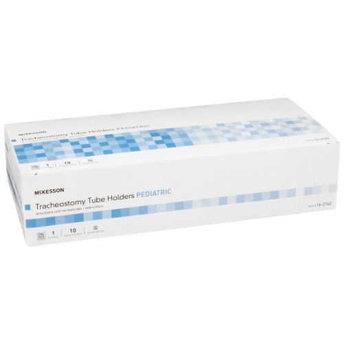McKesson Tracheostomy Tube Holder 3/4 X 9 Inch Pediatric, 16-2742, Box of 10