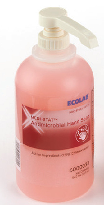 Antimicrobial Soap Medi-Stat Liquid 18 oz. Pump Bottle Floral Scent 6000033 Pack of 1
