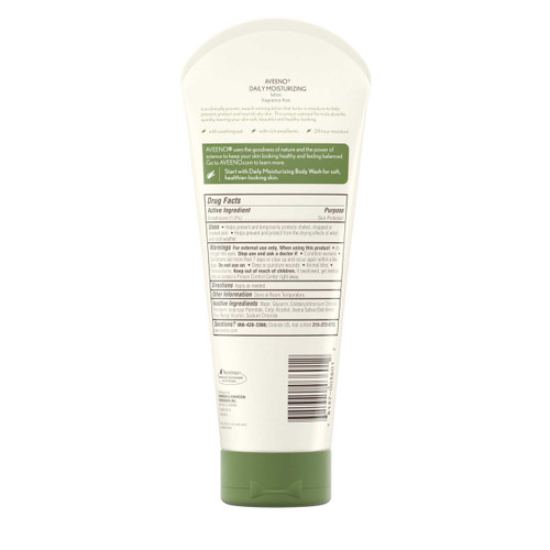 Hand and Body Moisturizer Aveeno Active Naturals 8 oz. Tube Unscented Cream 00381371165322 Each/1 JAGW4046X Johnson & Johnson Consumer 864895_EA Hand and Body Moisturizer Aveeno Active Naturals 8 oz. Tube Unscented Cream 00381371165322 Each/1 JAGW4046X Johnson & Johnson Consumer 864895_EA