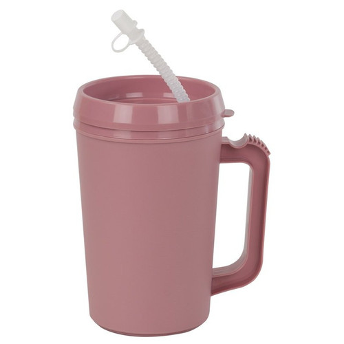 GMAX industries 22 oz Plastic insulated Drinking Mug Mauve, GP55204, Pack of 1