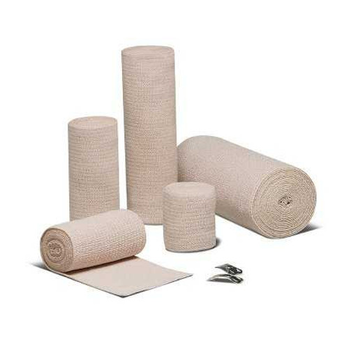 Elastic Bandage REB 4 Inch X 5 Yard Standard Compression Clip Detached Closure Tan NonSterile 16400000 Pack/10 27-4200-B Hartmann 442328_PK