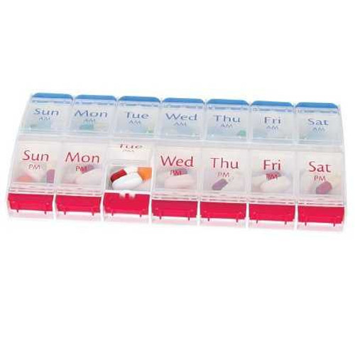 Pill Organizer X-Large 7 Day 2 Dose 67585 Each/1 146-RTL11158KDR Apothecary Products 868336_EA Pill Organizer X-Large 7 Day 2 Dose 67585 Each/1 146-RTL11158KDR Apothecary Products 868336_EA