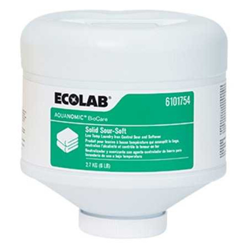 Laundry Sour Aquanomic BioCare 6 lb. Bottle Capsule Floral Scent 6101754 Case/2 V22-36808S Ecolab 1095281_CS