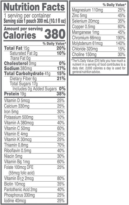 Compleat Organic Blends Plant Based, Blended Whole Foods, 10.1 oz., Pouch of 1